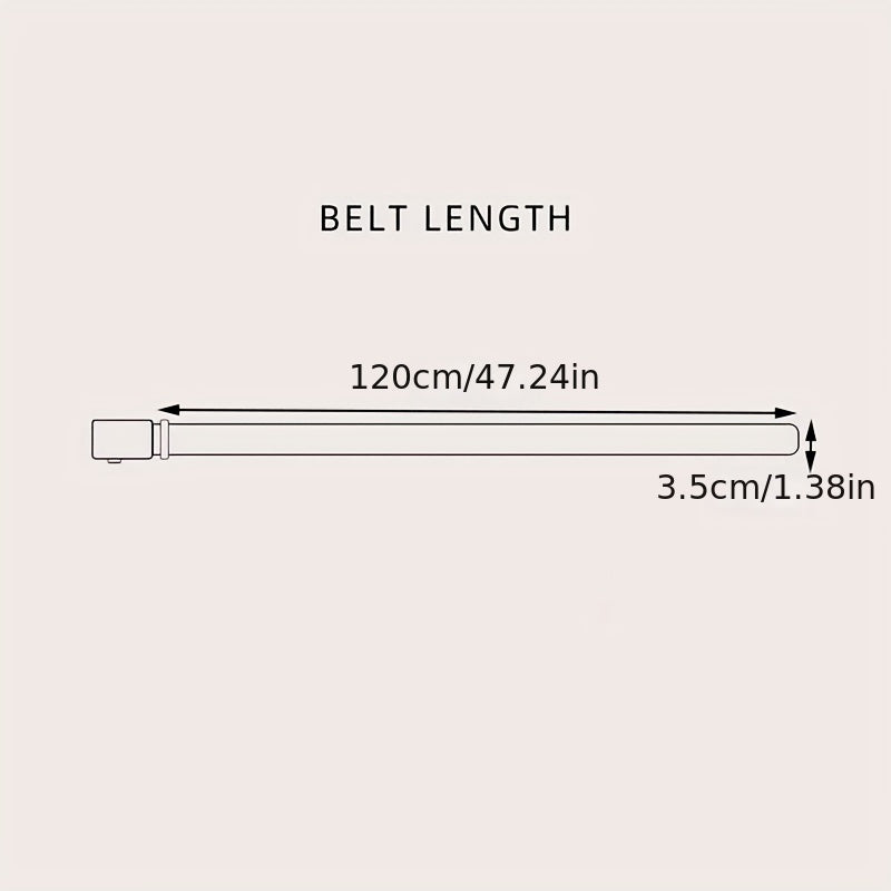 Canvas Belt Woven Pin Buckle Belt Student Jeans Belt For Men