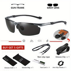 Aluminum Magnesium Frame Sunglasses Polarized Men Women
