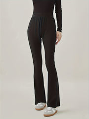 High Rise Stretch Fitness Flared Leg Pants