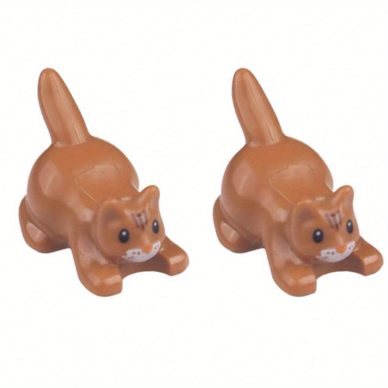 Cat Coffee Colored Bed Scene Set