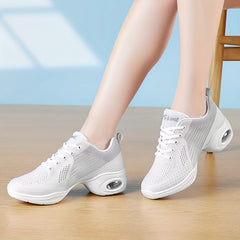 Women's Breathable Mesh Dance Shoes with Air Cushion