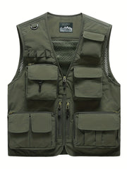 Mesh Vest with Pockets for Outdoor Activities