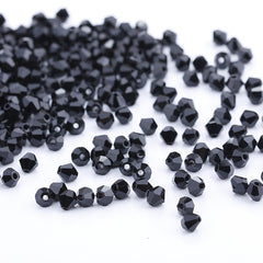 500pcs 3 4mm Glass Crystal Bicone Beads DIY Trinkets Loose Beads