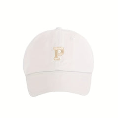 Kids Soft Top Baseball Cap Sunshade Letter Patched Hat