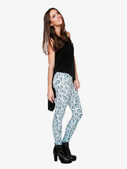 Polka Dots High Waist Skinny Leggings All Seasons Women's Clothing
