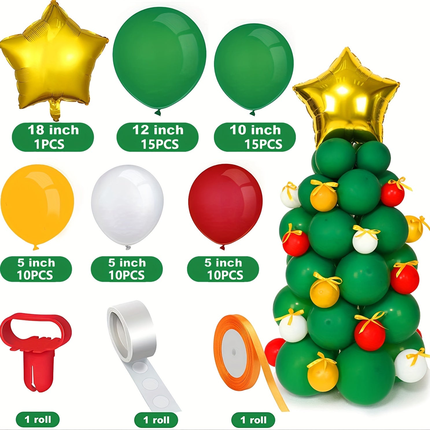Christmas Balloon Garland Arch Kit for Party Decorations