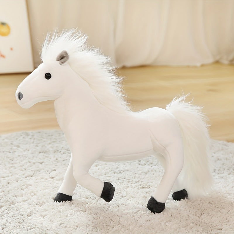 Plush Pony Doll Simulation Animal Plush Toy Great Gift Idea