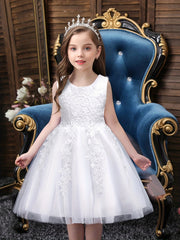 Baby's Lace Princess Gown Dress for Wedding Birthday Party