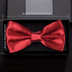 Men's Big Bow Tie for Business Wedding Daily Use