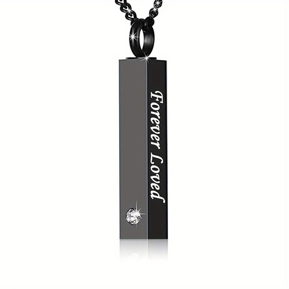 Pet Memorial Necklace Crystal Pendant Cremation Urn Ashes