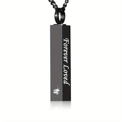 Pet Memorial Necklace Crystal Pendant Cremation Urn Ashes