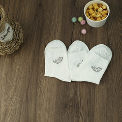 3 Pairs Cartoon Cat Print Socks Comfy & Mid Tube Socks Women's Stockings