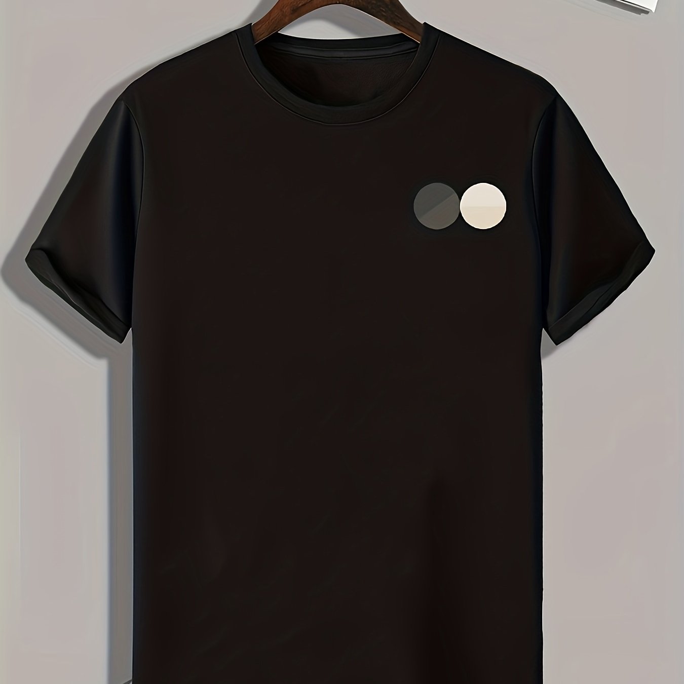 Geometric Pattern Men's Sports T-shirt, Outdoor Summer Clothes, Fitness Gift