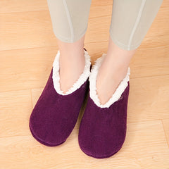 Plush Lined Ankle Socks Soft & Warm Low Cut Socks Women's Stockings