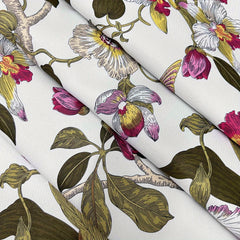 Rustic Floral Blackout Curtain for Living Room Bedroom Decor