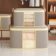 Large Foldable Storage Bag with Reinforced Handle