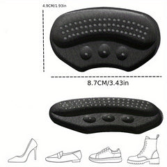 Heel Stickers: Anti-Drop & Anti-Grind for Loafers, Leather Shoes - Half Size Pad