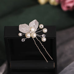 Crystal Hair Clips Flower Bridal Headpieces Leaves Hair Accessories