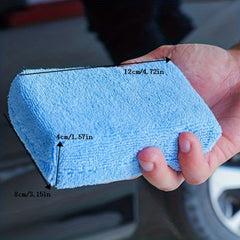 5pcs Microfiber Towel Cloth Squares for Car Wash Waxing Polishing Sponge