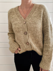 Solid Button Up Long Sleeve Cardigan
