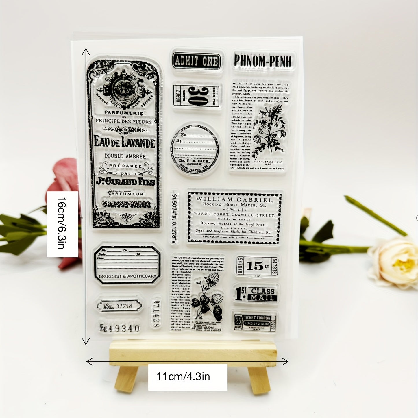 1pc Transparent Seal Stamps