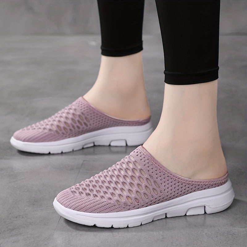 Knitted Slip On Breathable Slippers Women's Footwear