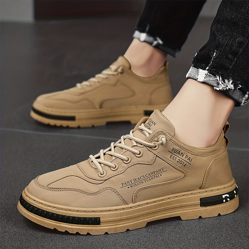 Men's Casual Skate Shoes Lace up Walking Sneakers