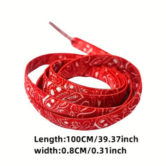 2pcs Colorful No Tie Flat Elastic Shoelaces for Kids & Adults Lazy Shoelaces