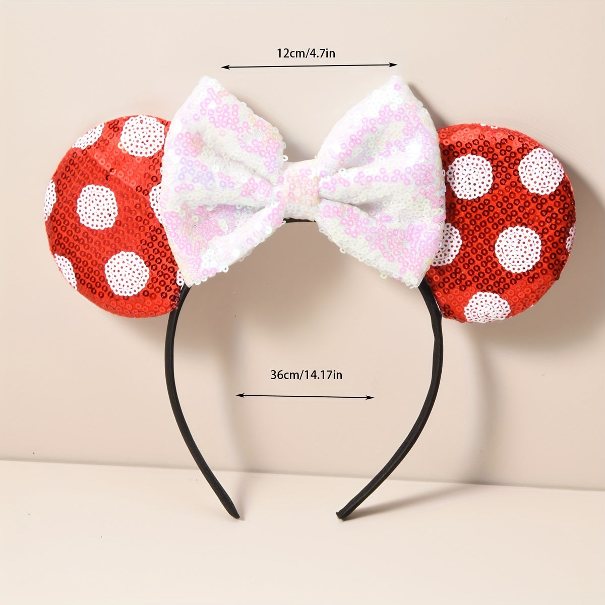 Girls Sequin Dot Hair Hoop Kids Dress Up Hair Accessories