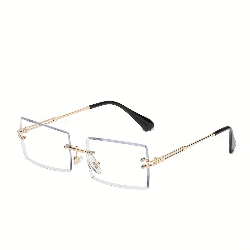 Men's Rimless Gradient Polarized Sunglasses UV400