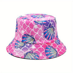 Men's Fisherman Hat Double sided Outdoor Sunshade Beach Basin Hat