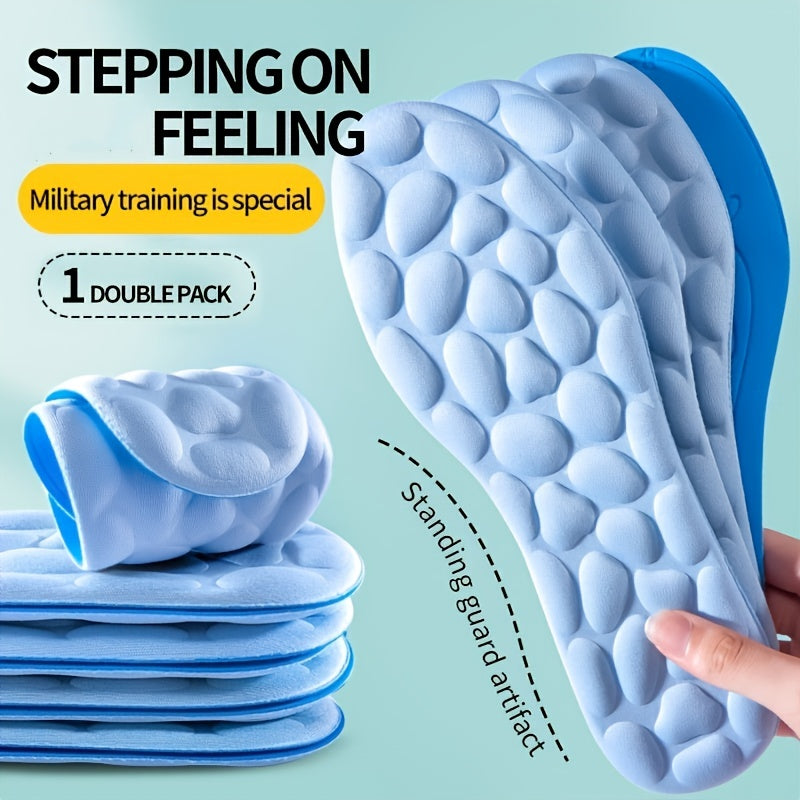 5D Massage Memory Foam Insoles for Shoes Sole Breathable Cushion