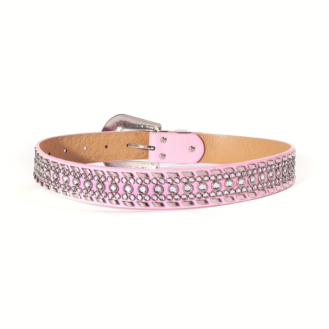 Kids Rhinestone Western Belt Diamond Leather Girls Boys Cowgirl