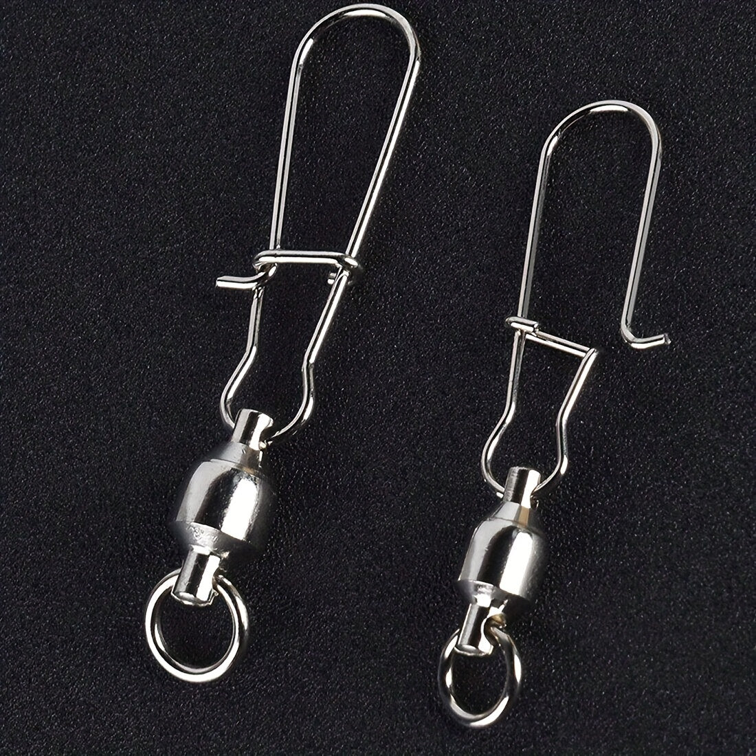 9KM Stainless Steel Swivels with Duolock Snaps for Fishing