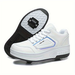 Kid's Waterproof Roller Shoes Detachable Wheel Skate Sneakers