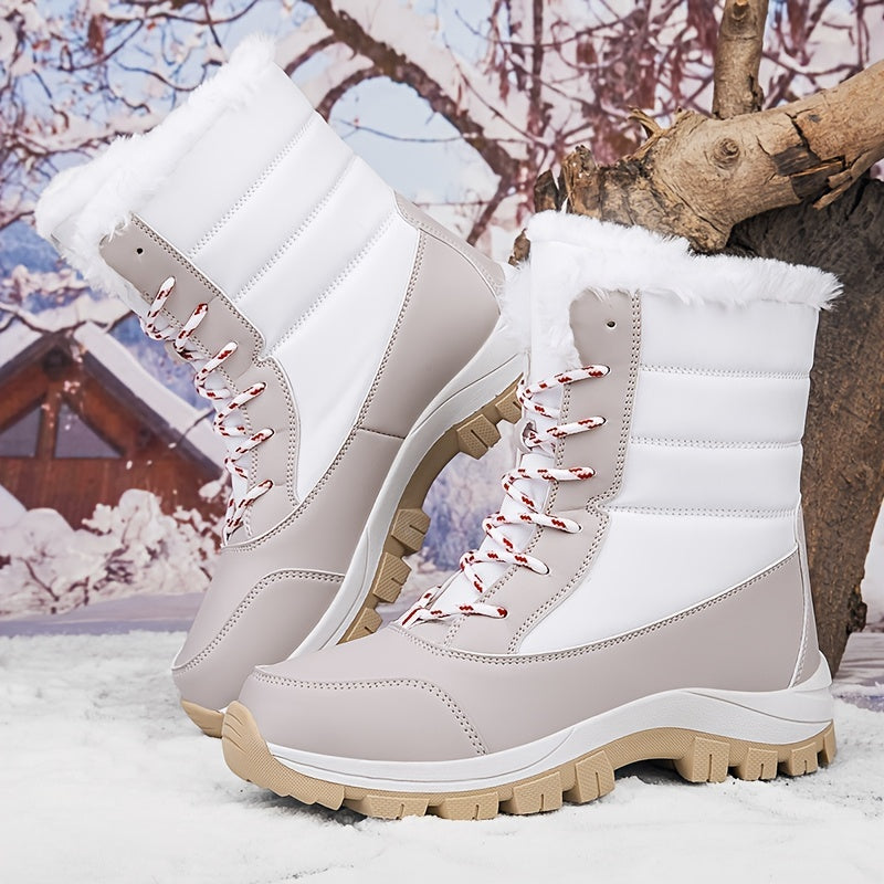 Women's Waterproof Snow Boots High Top Hiking Boots