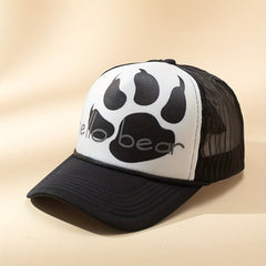 Men's Hollow Bear Claw Sponge Baseball Cap