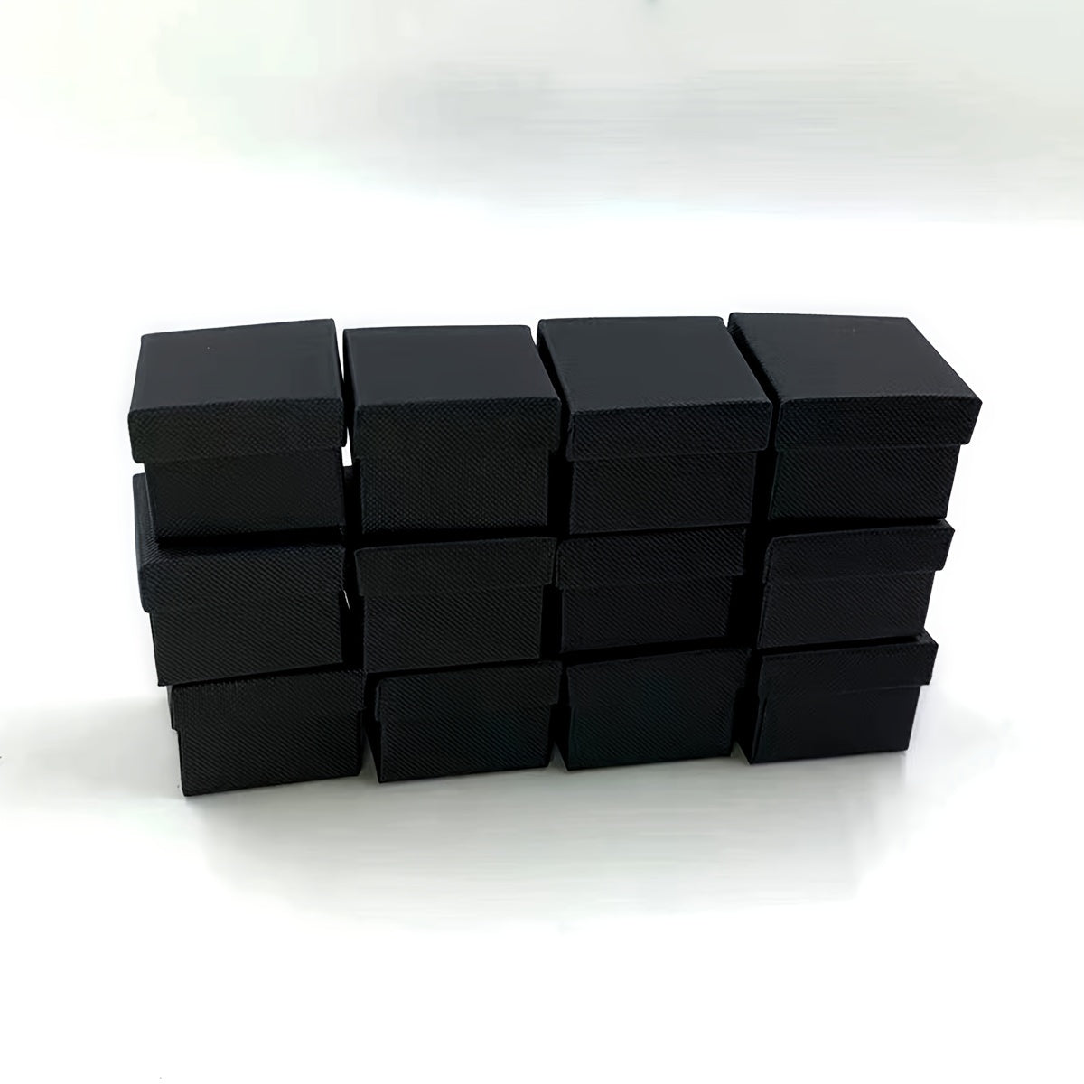 12pcs Classic Ring Box Jewelry Packaging Box Wedding Decor