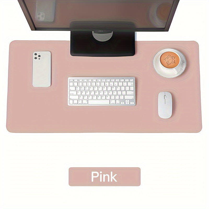 Large Size PU Leather Desk Protector Mat Waterproof Mouse Pad