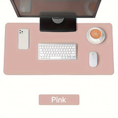 Large Size PU Leather Desk Protector Mat Waterproof Mouse Pad