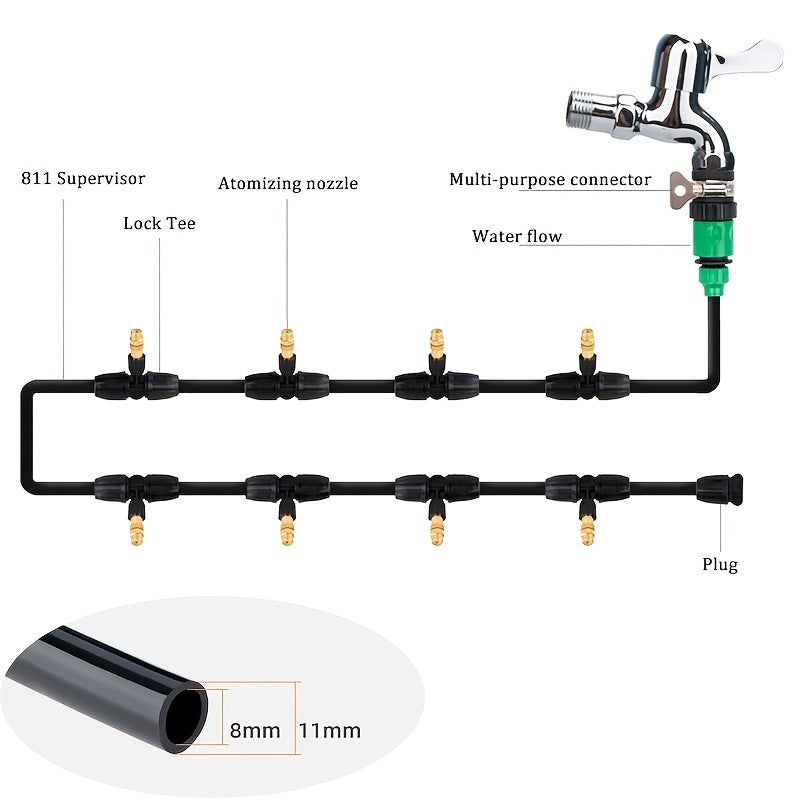 5pcs Automatic Watering System Atomizing Nozzle Plant Spraying