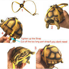 Turtle Leash and Harness Set - Walk Your Tortoise Safely - Essential Supplies