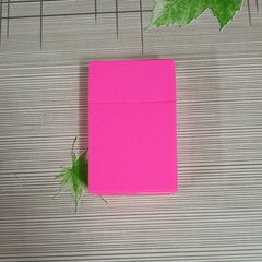 Creative Men's Plastic Flip Cigarette Case Soft and Hard Case Combo