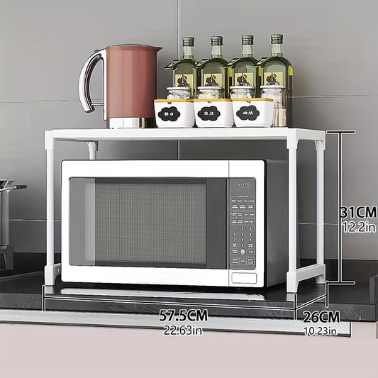 2 3 Layer Microwave Oven Rack Kitchen Storage Rack Spice Box Storage Rack