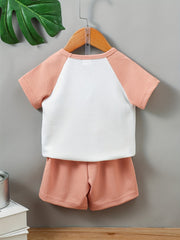 Boys Casual Outfit Set - T Shirt & Shorts - Kids Summer Clothes