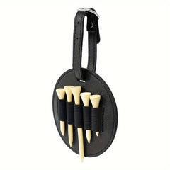 Golf Spike Inserted Bag & 5 Wooden Ball Spikes