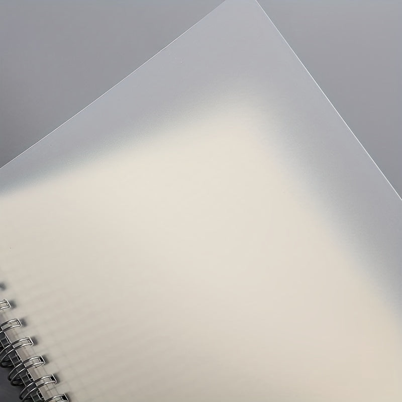 1PC Grid Horizontal Line Blank PP Frosted Student Coil Notebook