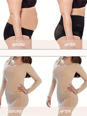 Mesh Shaping Panties Tummy Control Compression Panties Lift & Shape Buttocks