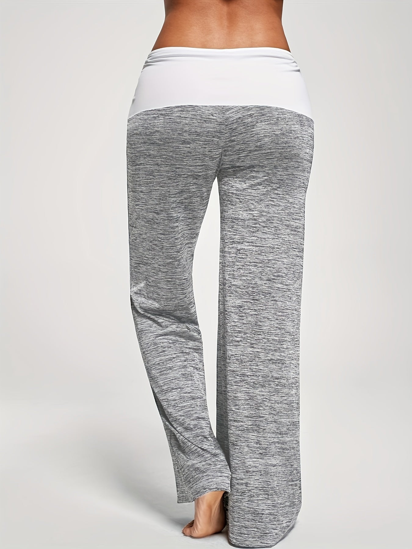 Wide Leg Elastic Yoga Pants Loose Casual Drawstring Pants