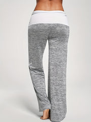 Wide Leg Elastic Yoga Pants Loose Casual Drawstring Pants